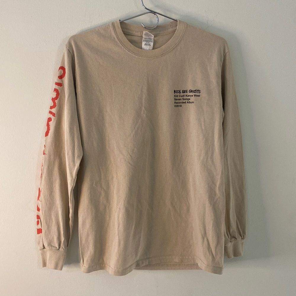 KID CUDI X KANYE WEST  KIDS SEE GHOST TEE